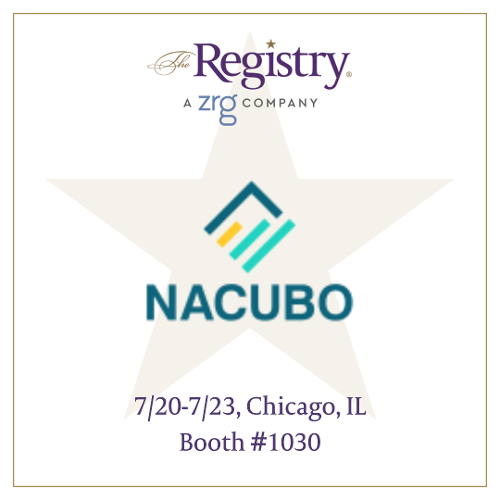 The Registry will be attending the National Association of College and University Business Officers (NACUBO) 2024 Annual Meeting.