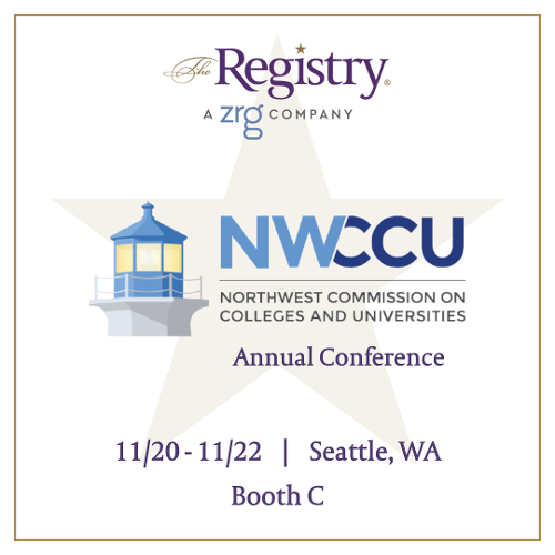 The Registry will be attending the Northwest Commission on Colleges and Universities (NWCCU) Annual Conference.