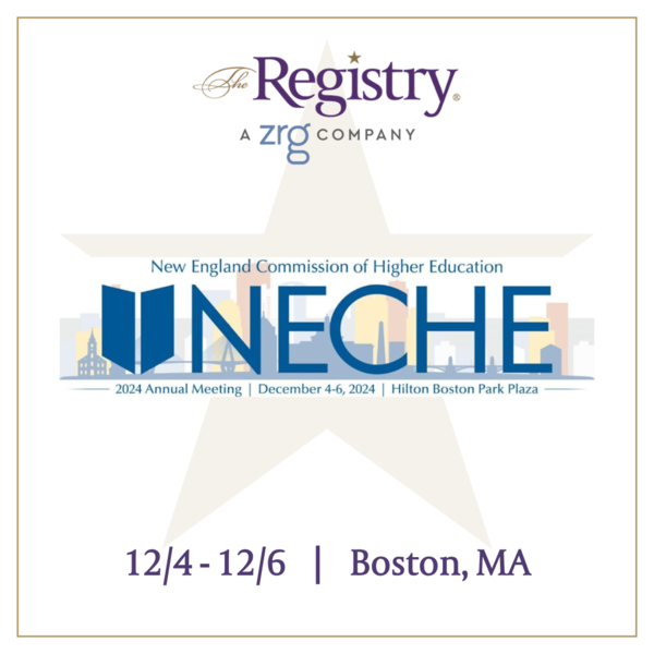 The New England Commission of Higher Education (NECHE) Annual Meeting begins tomorrow.