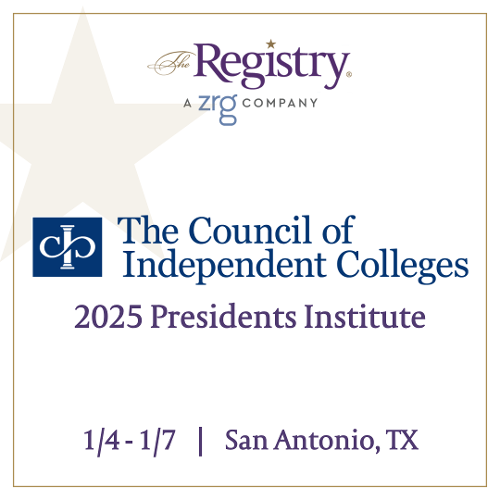 The Registry will be attending The Council of Independent Colleges (CIC) Annual Presidents Institute.