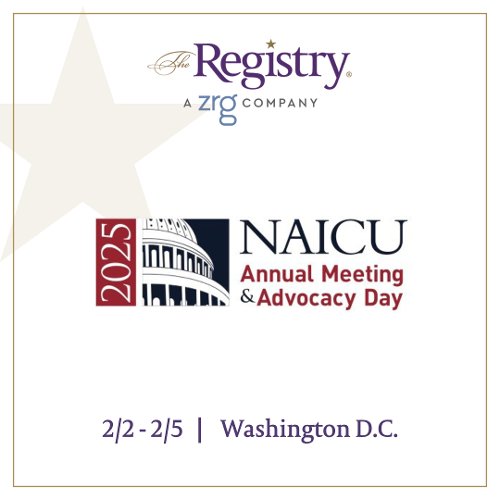 The Registry will be attending the National Association of Independent Colleges & Universities Annual Meeting.