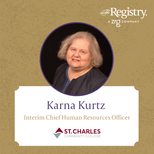 We are pleased to share that Karna Kurtz has taken on the position of Interim Chief Human Resources Officer at St. Charles Community College.